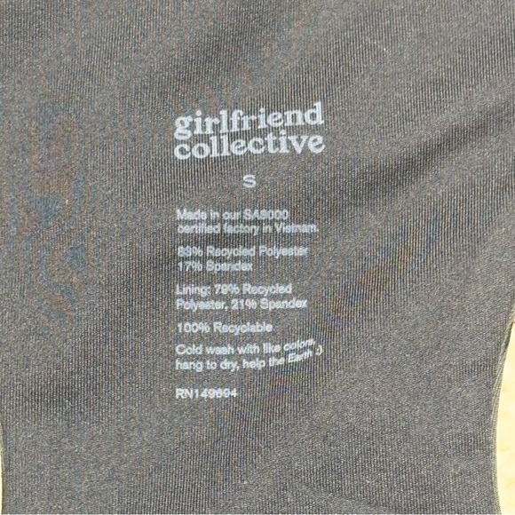 Girlfriend Collective Ribbed Paloma Bra - Picture 2 of 3